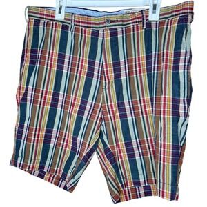 Polo‎ Ralph Lauren Mens Chino Shorts Sz 38 India Madras Plaid Preppy